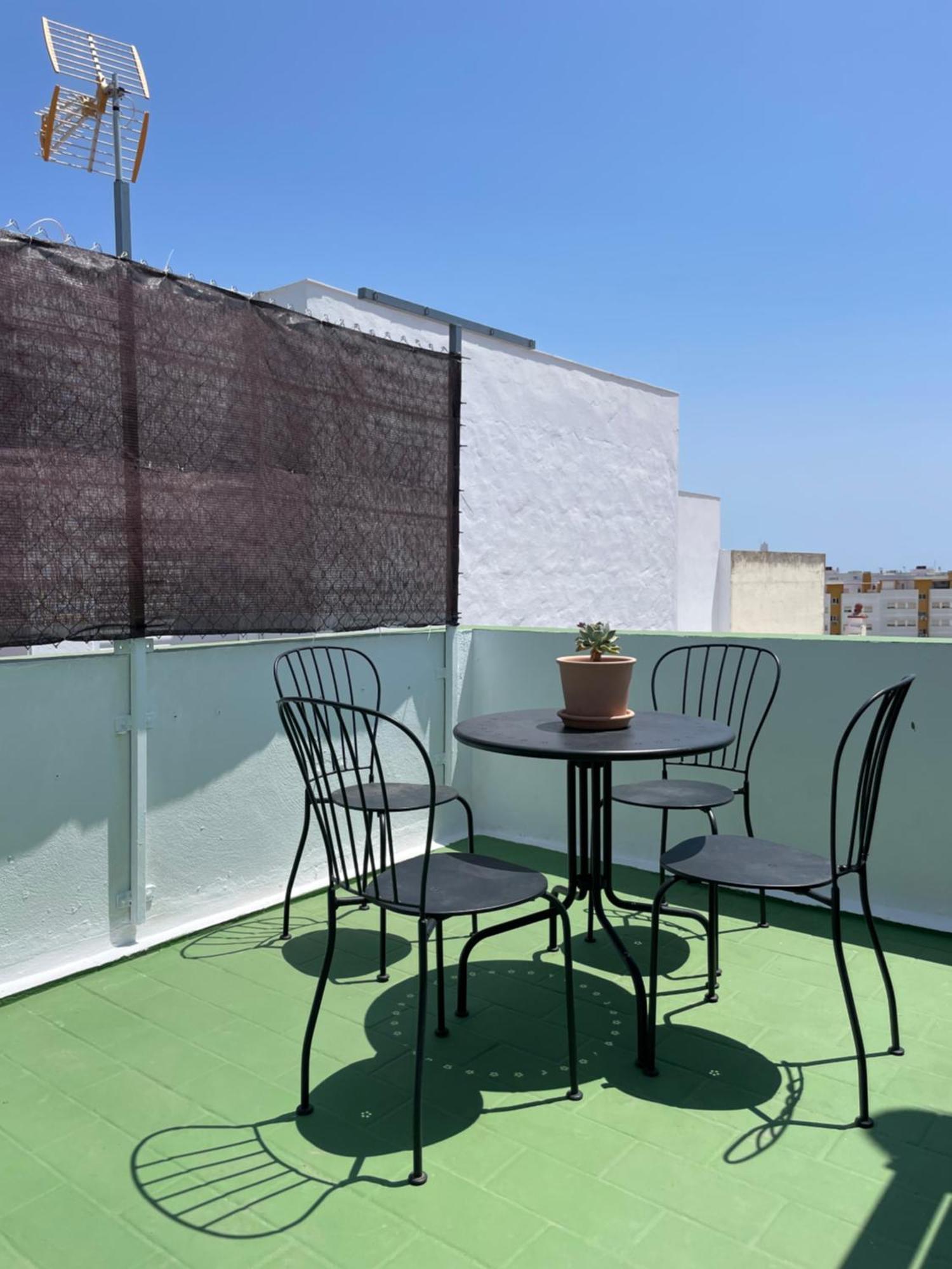 Apart Centro-Playa Terraza Barbate Extérieur photo